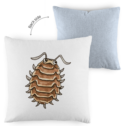 Kopfkissen zweifarbig Krabbelcrew Kellerassel