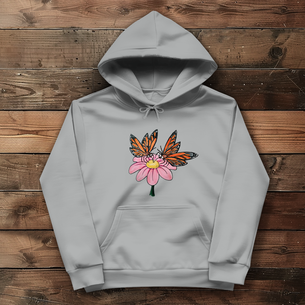 Damen Hoodie Krabbelcrew Schmetterlinge