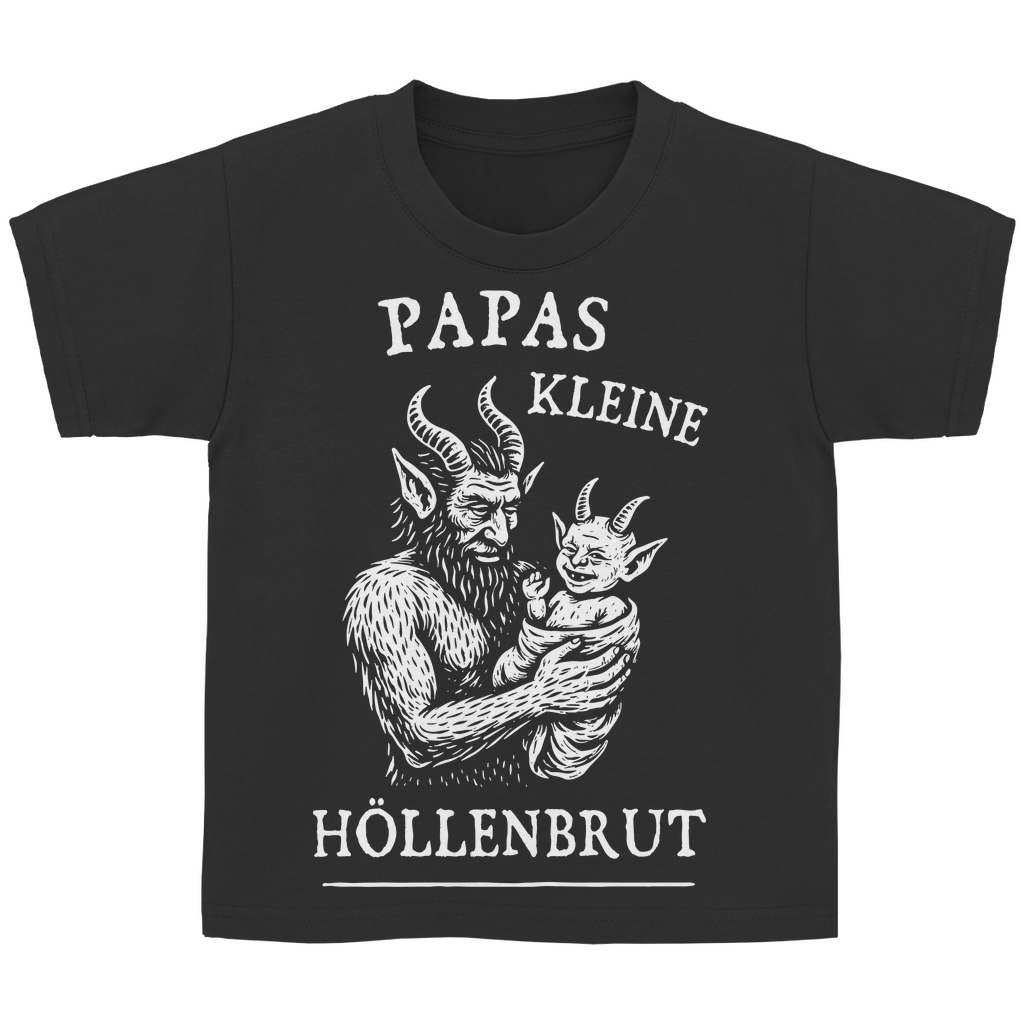 Kinder Basic T-Shirt Papas kleine Höllenbrut