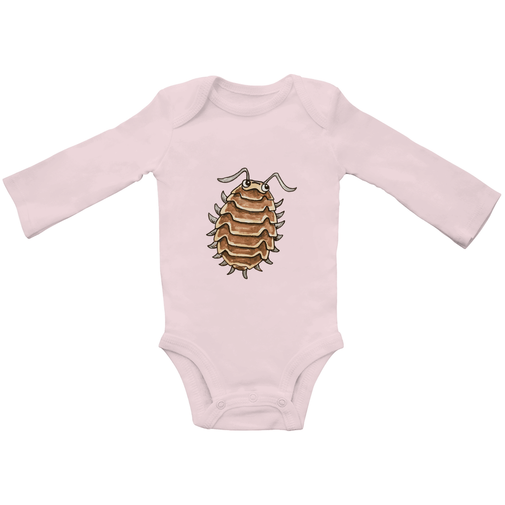 Baby Bio Bodysuite Langarm Krabbelcrew Kellerassel