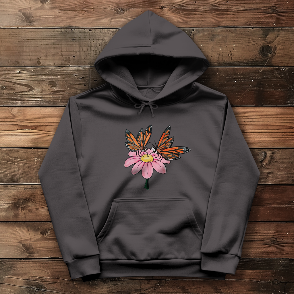 Damen Hoodie Krabbelcrew Schmetterlinge