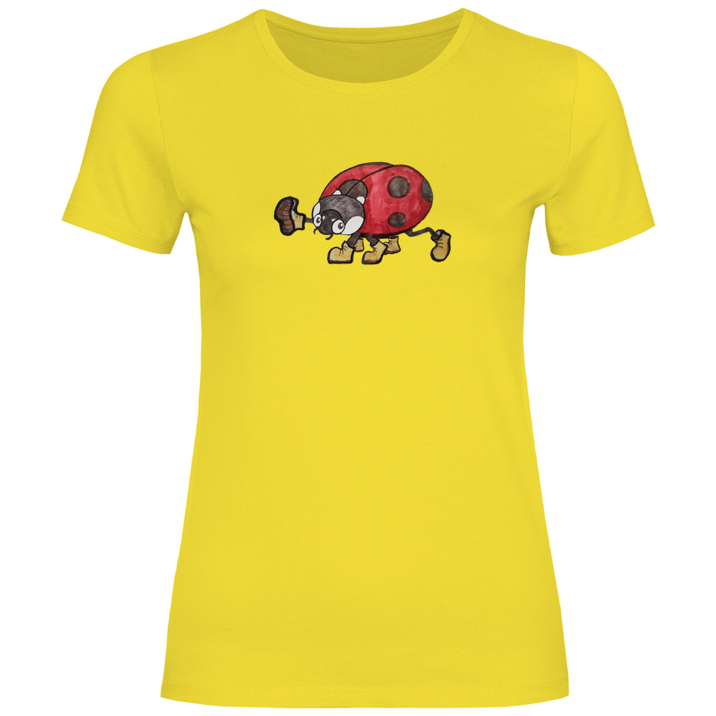 Damen T-Shirt Krabbelcrew - Der Marschierkäfer