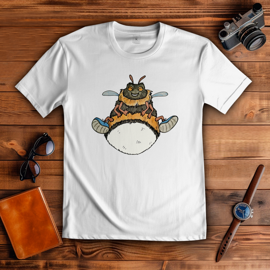 Herren T-Shirt Krabbelcrew Buddi die Hummel