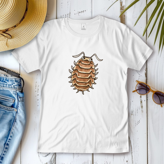 Damen T-Shirt Krabbelcrew Kellerassel