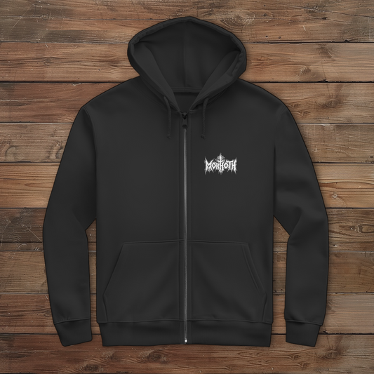 Herren Zipper Hoodie Worship Local Evil! Unterstützt den Underground!