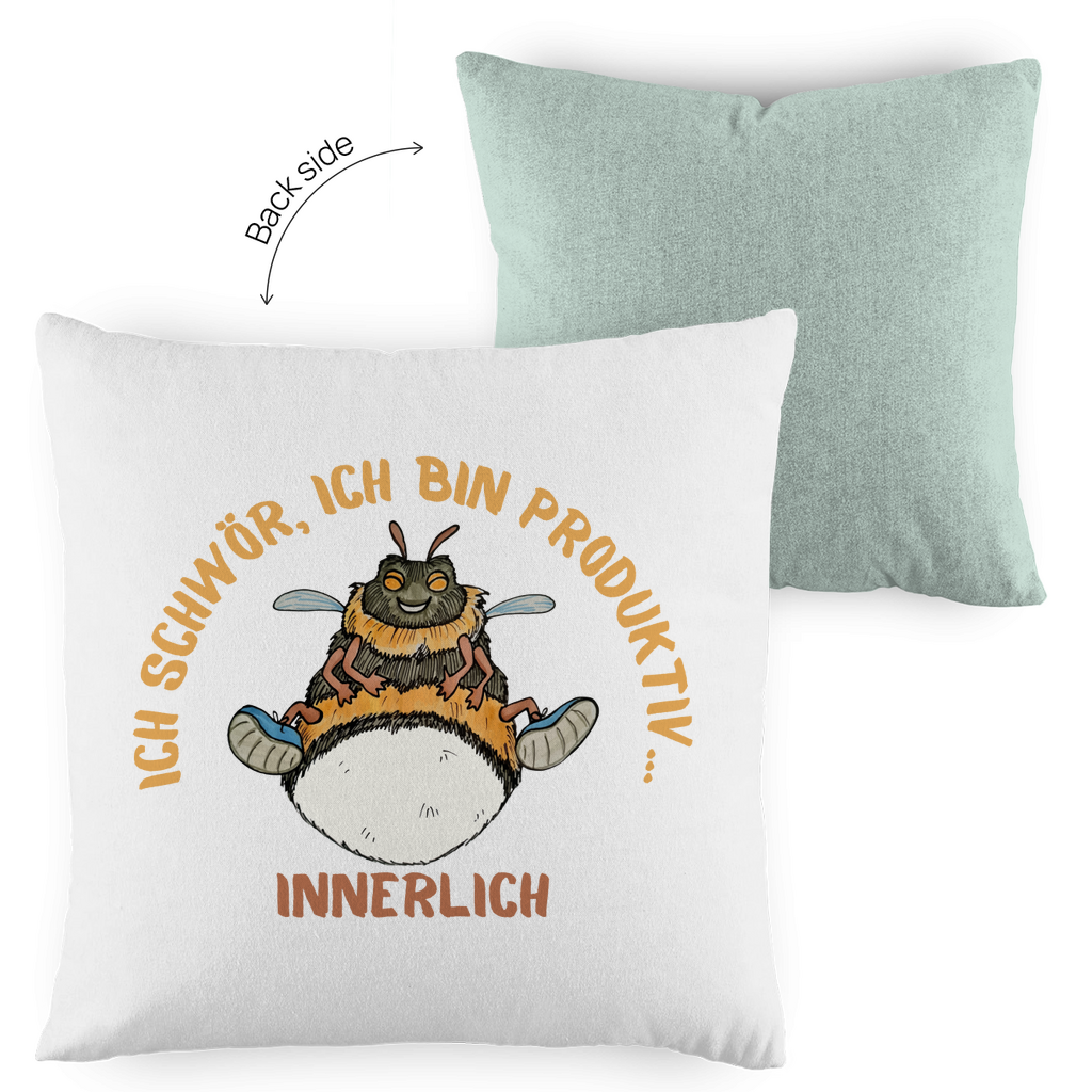 Kopfkissen zweifarbig Krabbelcrew Buddi die Hummel