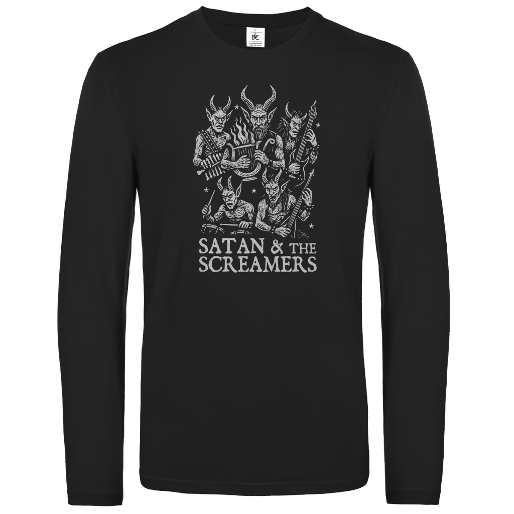 Unisex Langarmshirt Satan & The Screamers