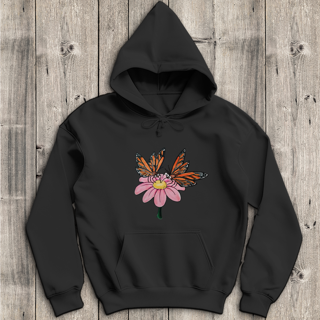 Herren Hoodie Krabbelcrew Schmetterlinge