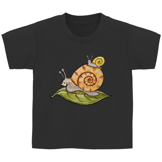 Kinder T-Shirt Krabbelcrew Schnecke on Tour