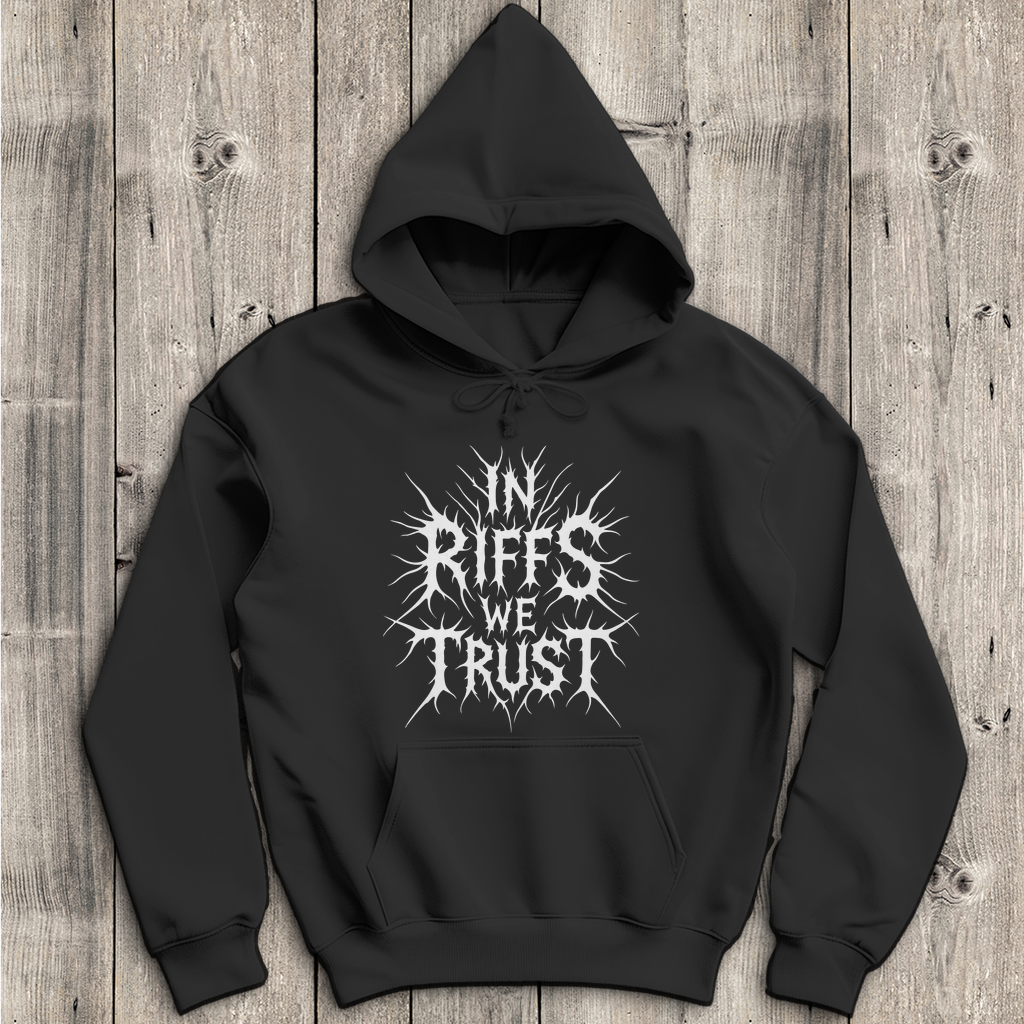 Herren Hoodie In Riffs We Trust
