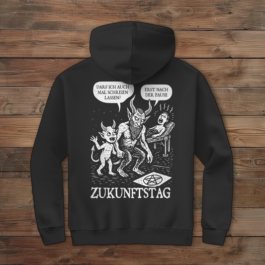Herren Zipper Hoodie Zukunftstag in der Hölle