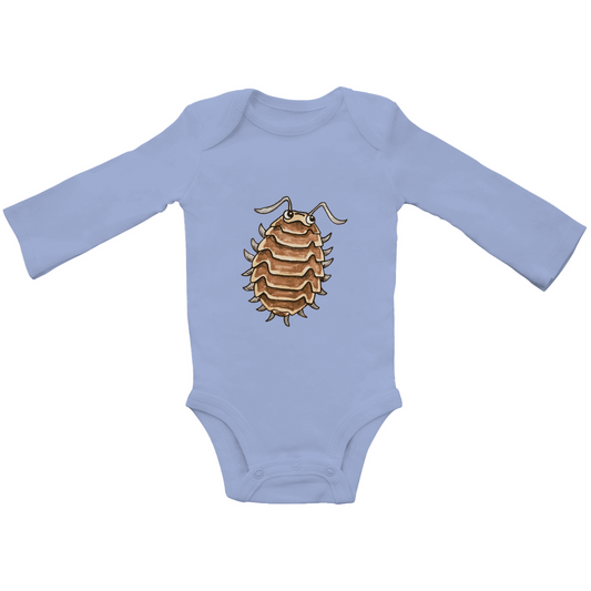 Baby Bio Bodysuite Langarm Krabbelcrew Kellerassel