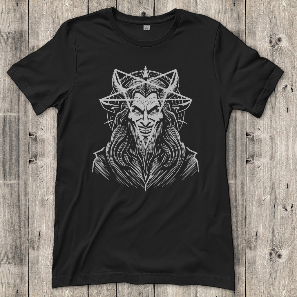 Damen T-Shirt Dämonisches Grinsen – Der Fürst der Finsternis