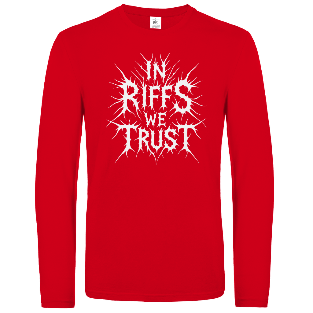 Unisex Langarmshirt In Riffs We Trust
