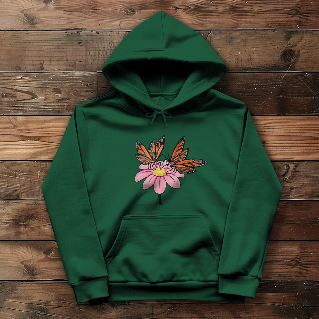 Damen Hoodie Krabbelcrew Schmetterlinge