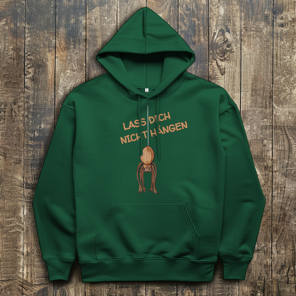 Herren Hoodie Krabbelcrew Hausspinne - Lass dich nicht Hängen
