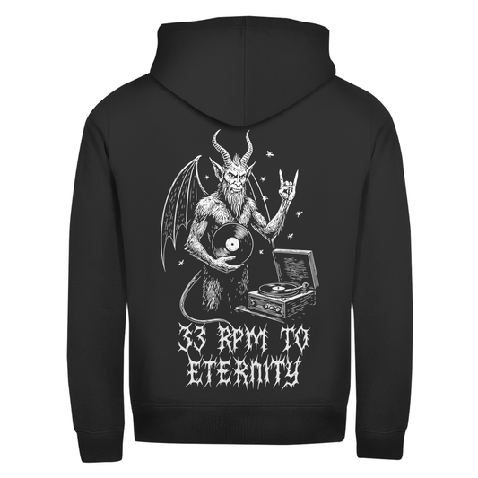 Herren Zipper Hoodie 33rpm to Eternity