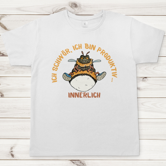 Herren T-Shirt Krabbelcrew Buddi die Hummel