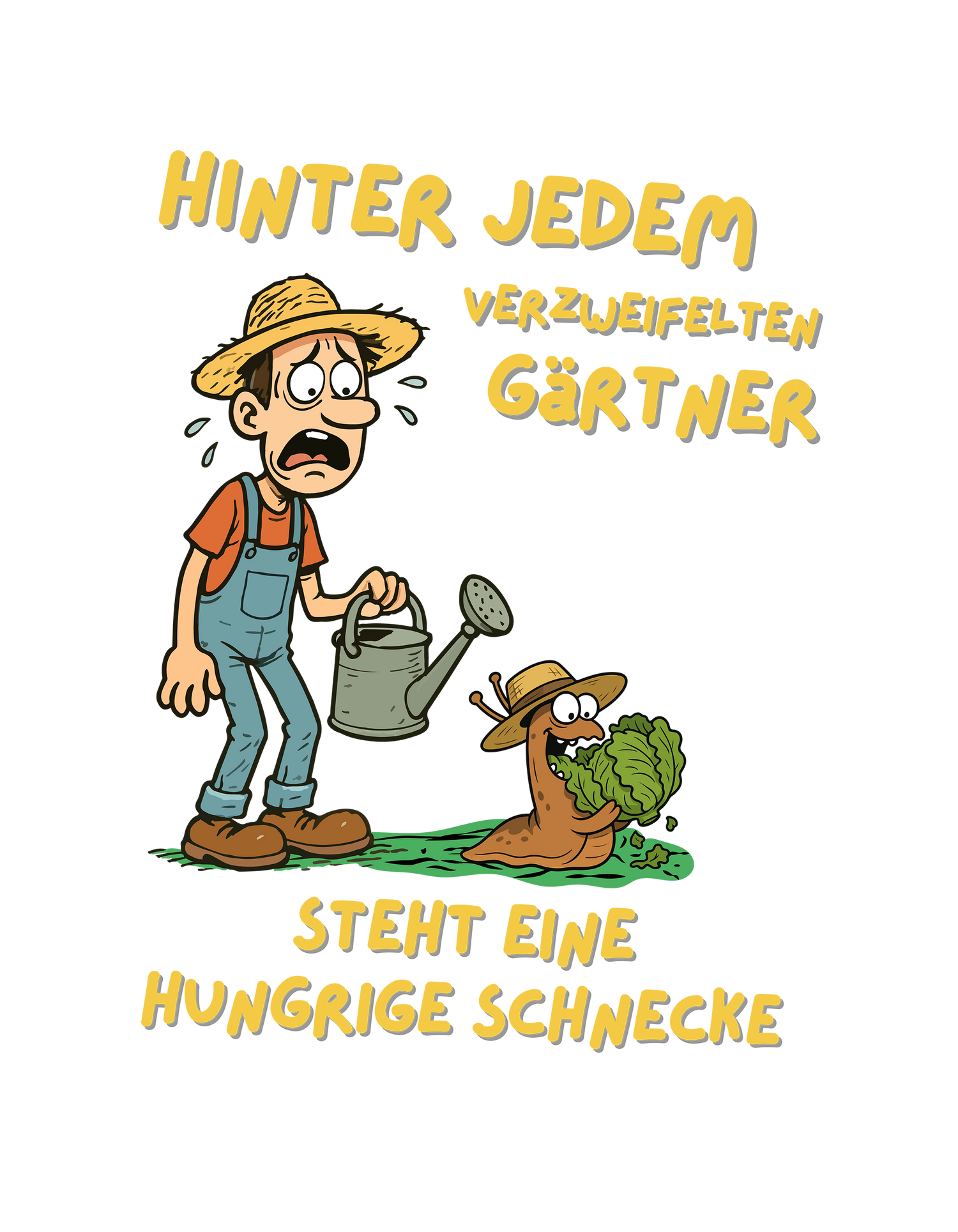 Schnecke vs. Gärtner
