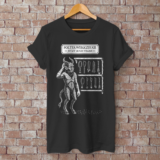 Herren T-Shirt Folterwerkzeuge jetzt auch Vegan