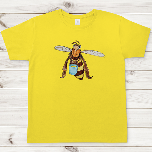 Herren T-Shirt Krabbelcrew Fleißige Biene