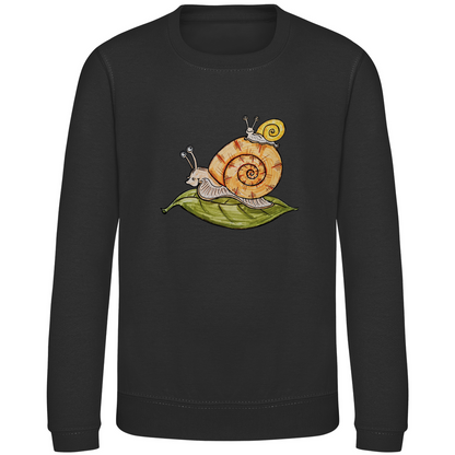 Kinder Sweatshirt Krabbelcrew Schnecke on Tour