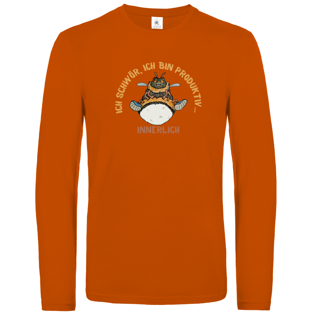Unisex Langarmshirt Krabbelcrew Buddi die Hummel