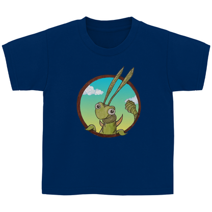 Kinder Basic T-Shirt Kabbelcrew Dornschrecke Kasimir