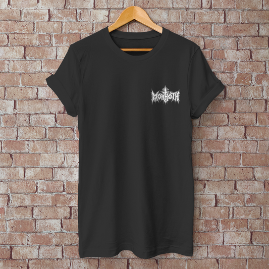 Herren T-Shirt Wald bei aufziehendem Wind