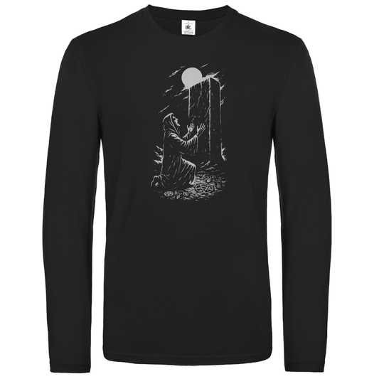Unisex Langarmshirt Anbetung des Monolithen