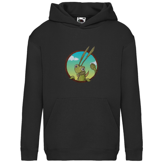 Kids Basic Hoodie Kabbelcrew Dornschrecke Kasimir