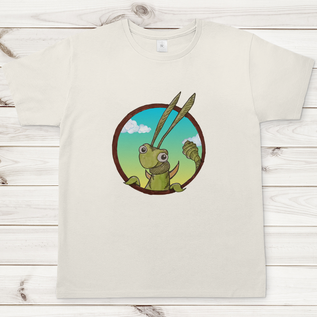 Herren T-Shirt Kabbelcrew Dornschrecke Kasimir