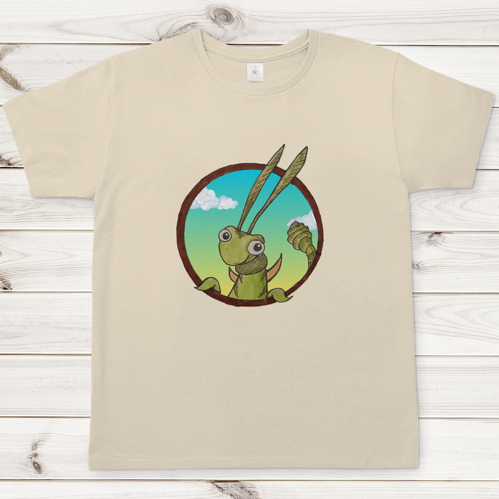 Herren T-Shirt Kabbelcrew Dornschrecke Kasimir