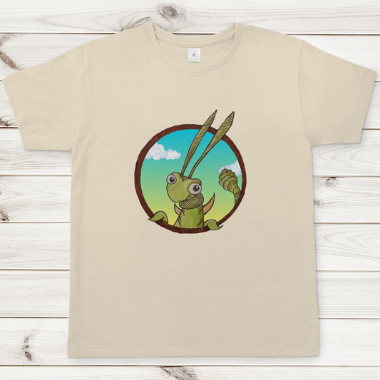 Herren T-Shirt Kabbelcrew Dornschrecke Kasimir