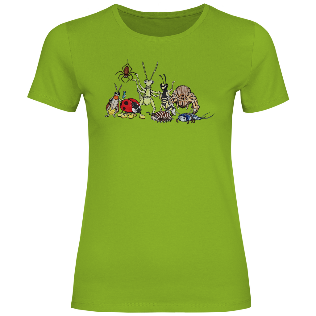 Damen T-Shirt Krabbelcrew Komplett