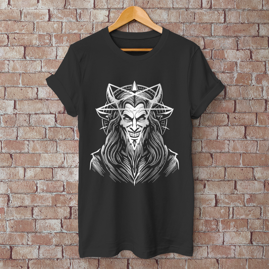 Herren T-Shirt Dämonisches Grinsen – Der Fürst der Finsternis