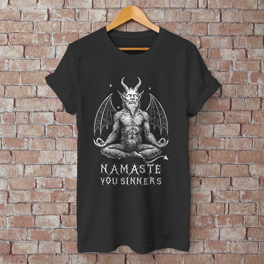 Herren T-Shirt Namaste You Sinners