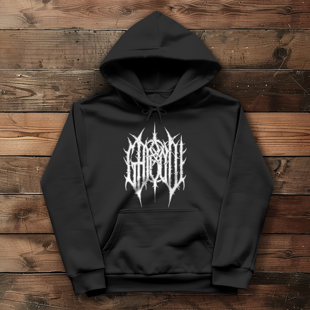 Damen Hoodie Ghooul Logo - Friedhof