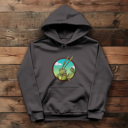 Damen Hoodie Kabbelcrew Dornschrecke Kasimir