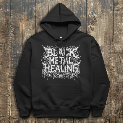 Herren Hoodie Black Metal Healing