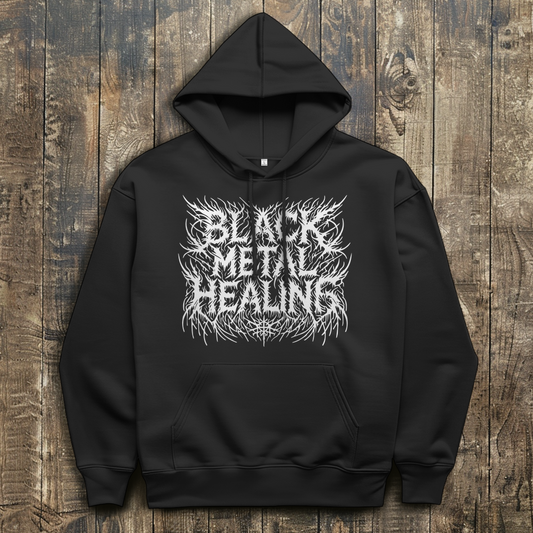 Herren Hoodie Black Metal Healing