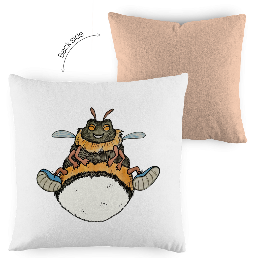 Kopfkissen zweifarbig Krabbelcrew Buddi die Hummel