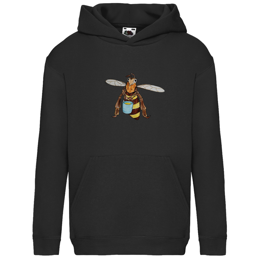 Kids Basic Hoodie Krabbelcrew Fleißige Biene