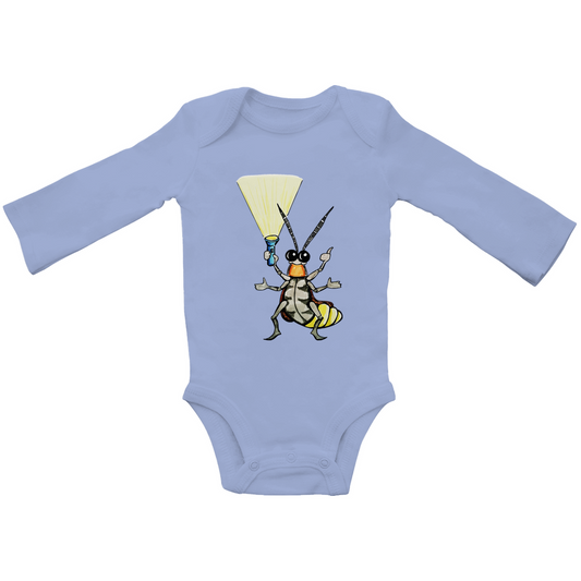 Baby Bio Bodysuite Langarm Krabbelcrew Gerti Glühwürmchen