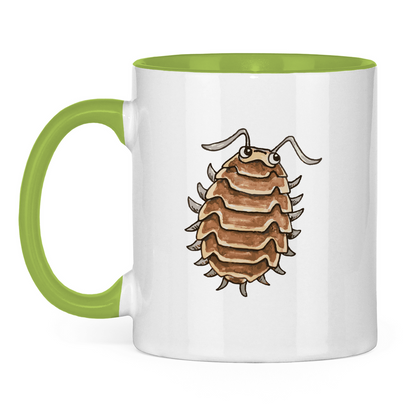 Tasse zweifarbig Krabbelcrew Kellerassel