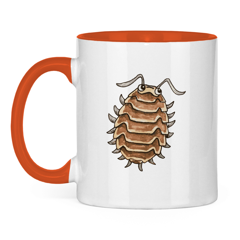 Tasse zweifarbig Krabbelcrew Kellerassel