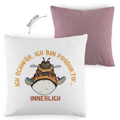 Kopfkissen zweifarbig Krabbelcrew Buddi die Hummel