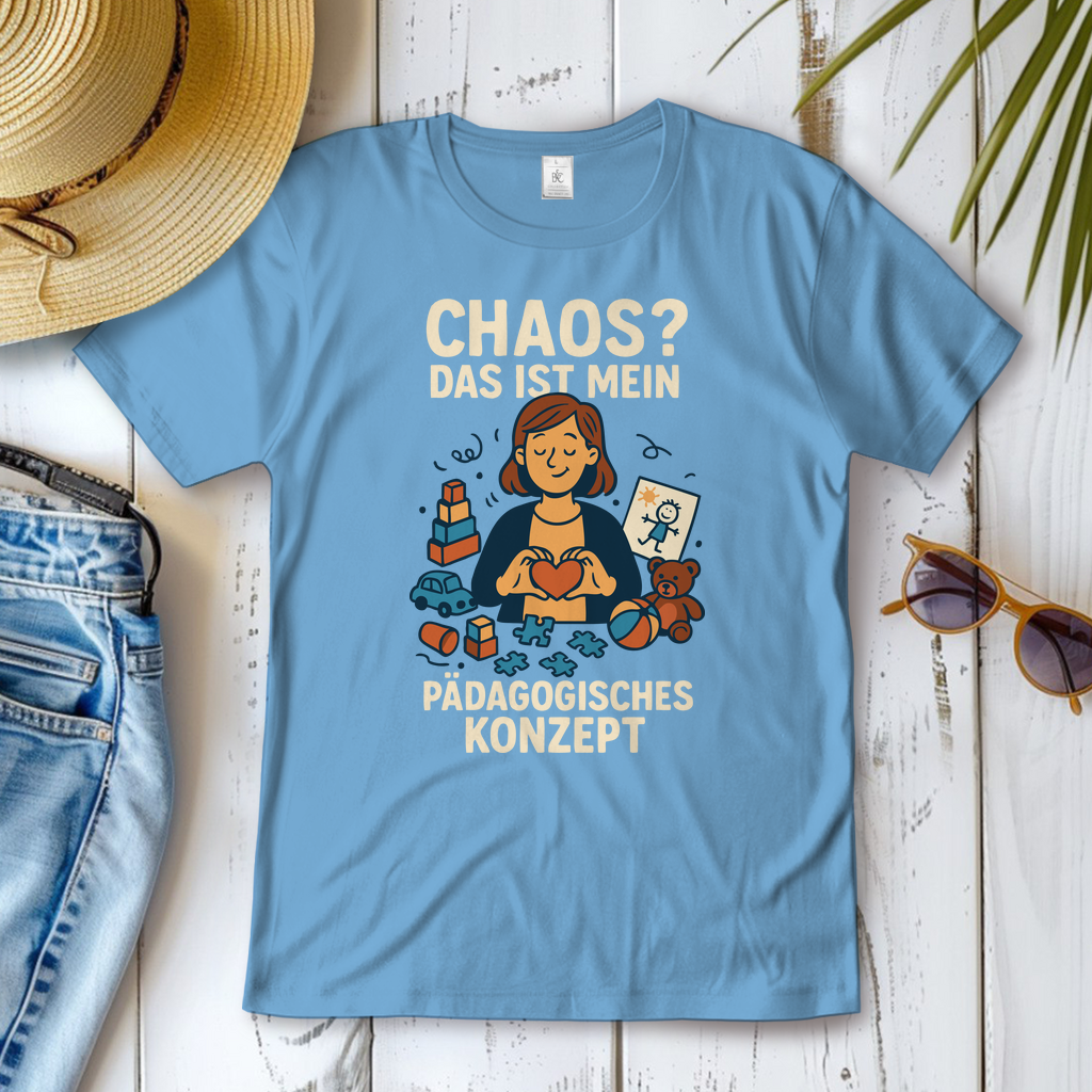 Damen T-Shirt Chaos ist mein Pädagogisches Konzept