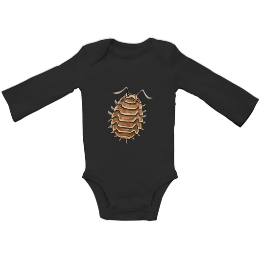 Baby Bio Bodysuite Langarm Krabbelcrew Kellerassel