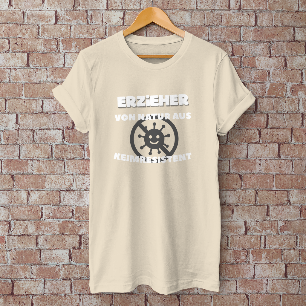Herren T-Shirt Erzieher - Von Natur aus Keimresistent